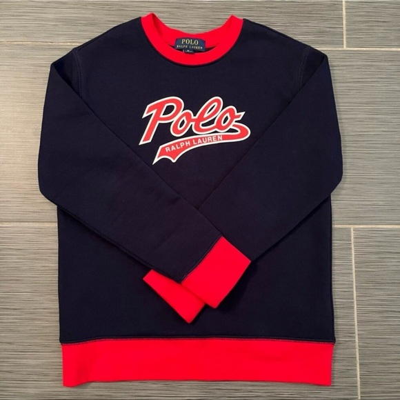 Polo by Ralph Lauren kids Sweater in Navy and Red - Picture 1 of 2